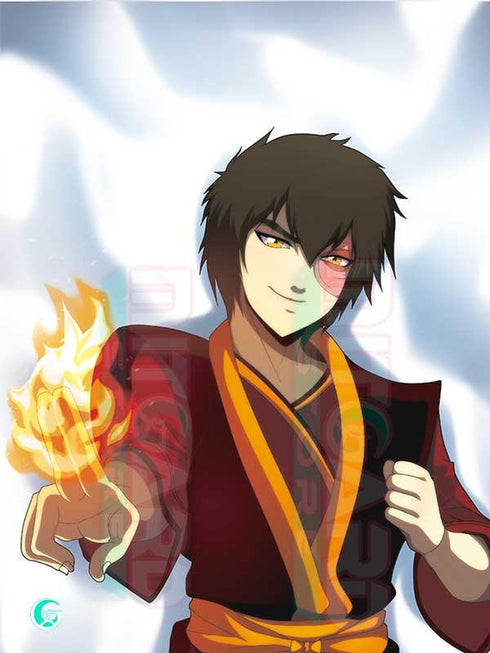 Prince Zuko Body pillow case AVATAR Mitgard-Knight